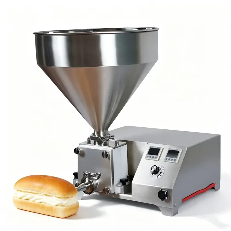 Commercial Use Electric Pastry Filling Machine New Semi-Auto Cream Jam Injector for Donuts Bread Cakes-for Milk-Based