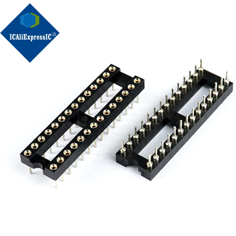 10piece IC socket integrated block in-line DIP single-chip microcomputer chip round hole base sub 32P wide