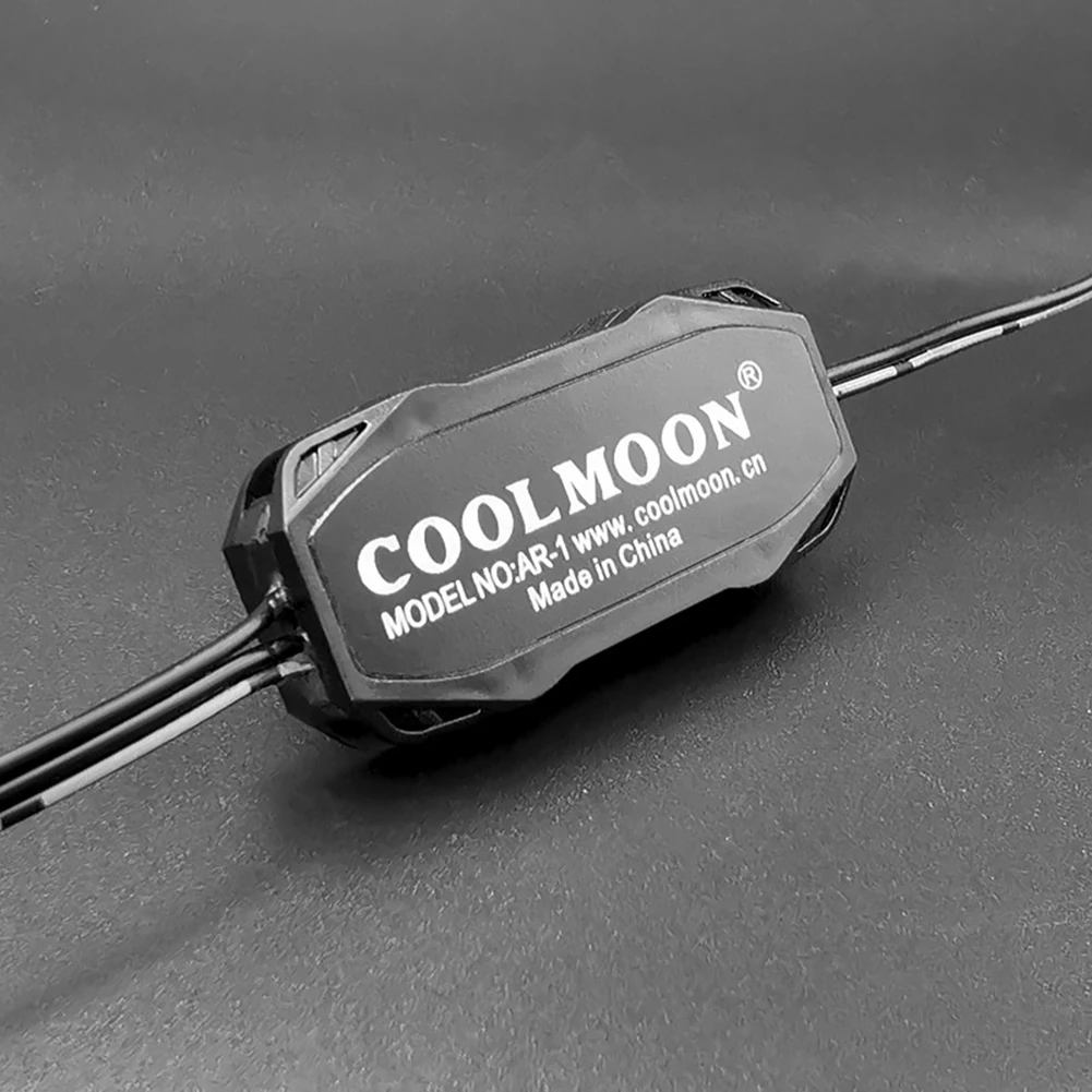 Cavo controller Adattatore mini hub di controllo computer Cavo mini controller AURA ARGB da 3 pin a SATA per striscia luminosa ventola