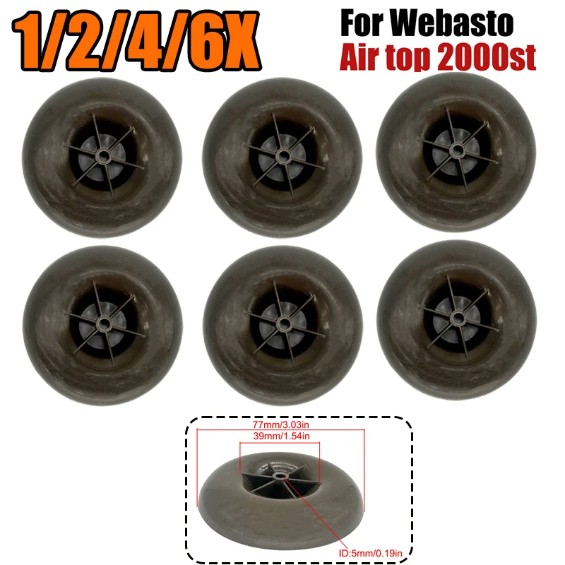 

Вентилятор отопителя 1/2/4/6X, внутреннее рабочее колесо для Webasto Air Top 2000 2000ST, запчасти для китайских дизельных воздушных отопителей