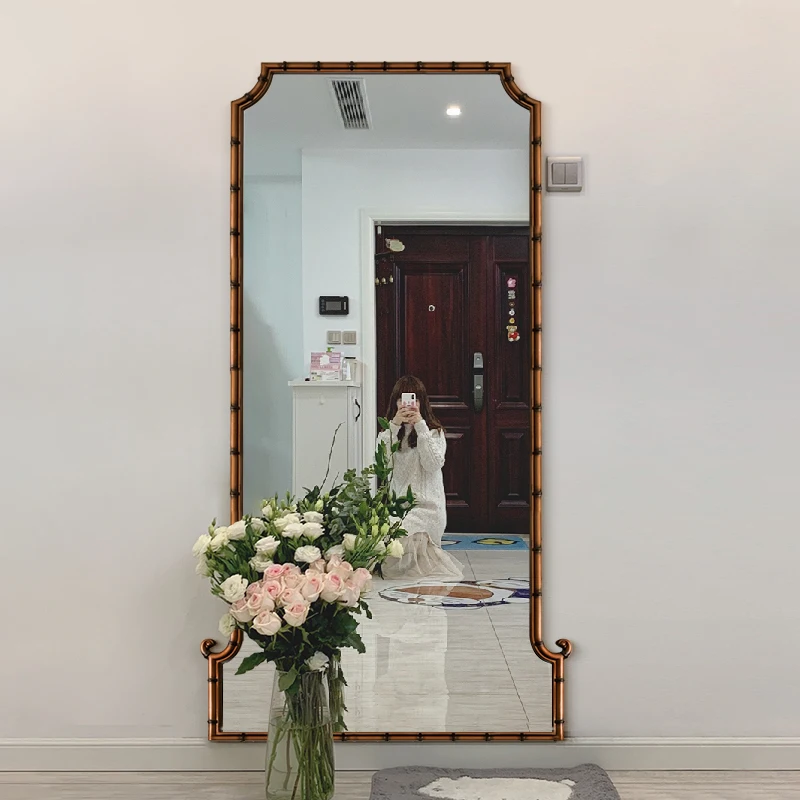 

Funky Luxury Mirror Wall Living Room Modern Vanity Full Body Girls Bedroom Bathroom Mirror Irregular Spiegels Home Decorations