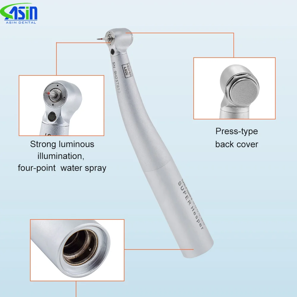 Dental MINI Head Fiber Optic High speed handpiece for kid Air Turbine Handpiece 9000L For Kavo Coupling dentistry Equipment Tool