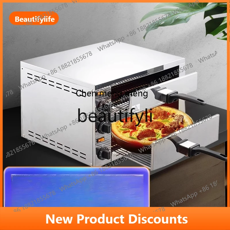 

FF Печь для пиццы Коммерческая печь для выпечки тортов большой емкости Одно-/двухслойная домашняя печь для хлеба