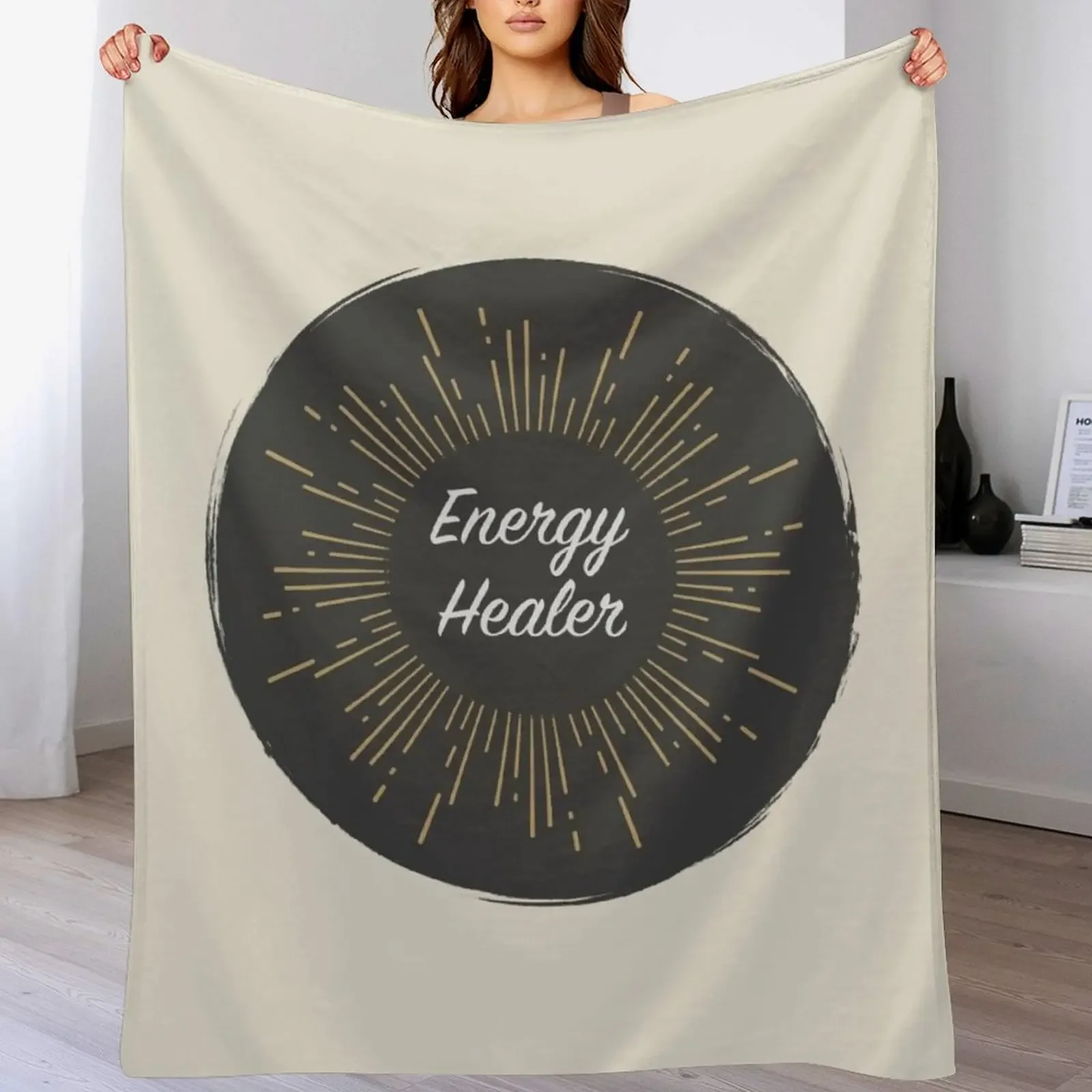 

Energy Healer, Reiki Master, Reiki light Throw Blanket Luxurious Soft Fuzzy Blanket for Sofa Bed