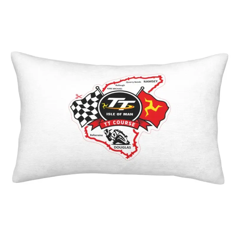 

Custom Isle Of Man Tt Racing Pillow Case 75cm x 50cm Motorcycle Sports Rectangle Pillowcase