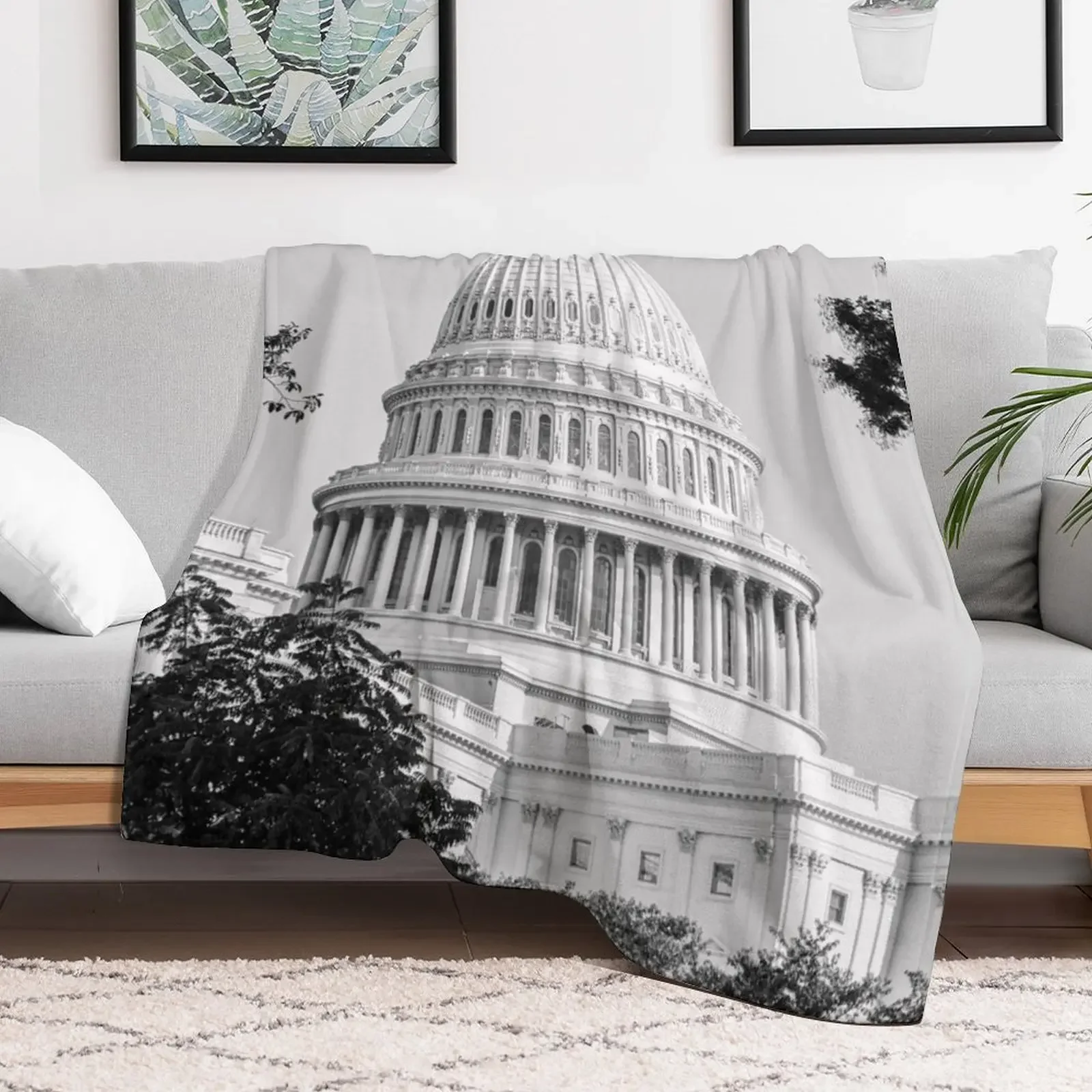 The Capitol Building Washington Throw Blanket Sleeping Bag Thin Luxury Thicken Blankets