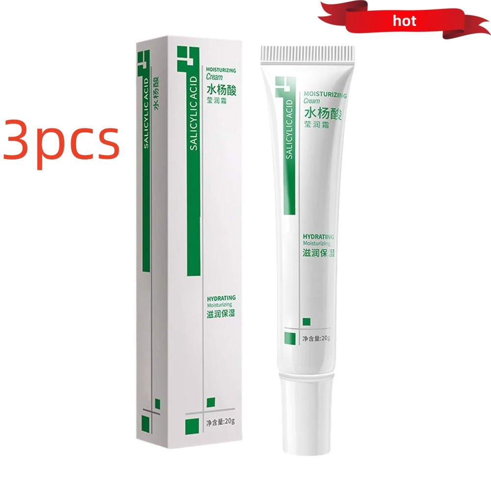 Crema reductora de poros, ácido salicílico, refinación de poros grandes, mejora el acné facial, elimina espinillas, antienvejecimiento, Control de aceite, 3 piezas