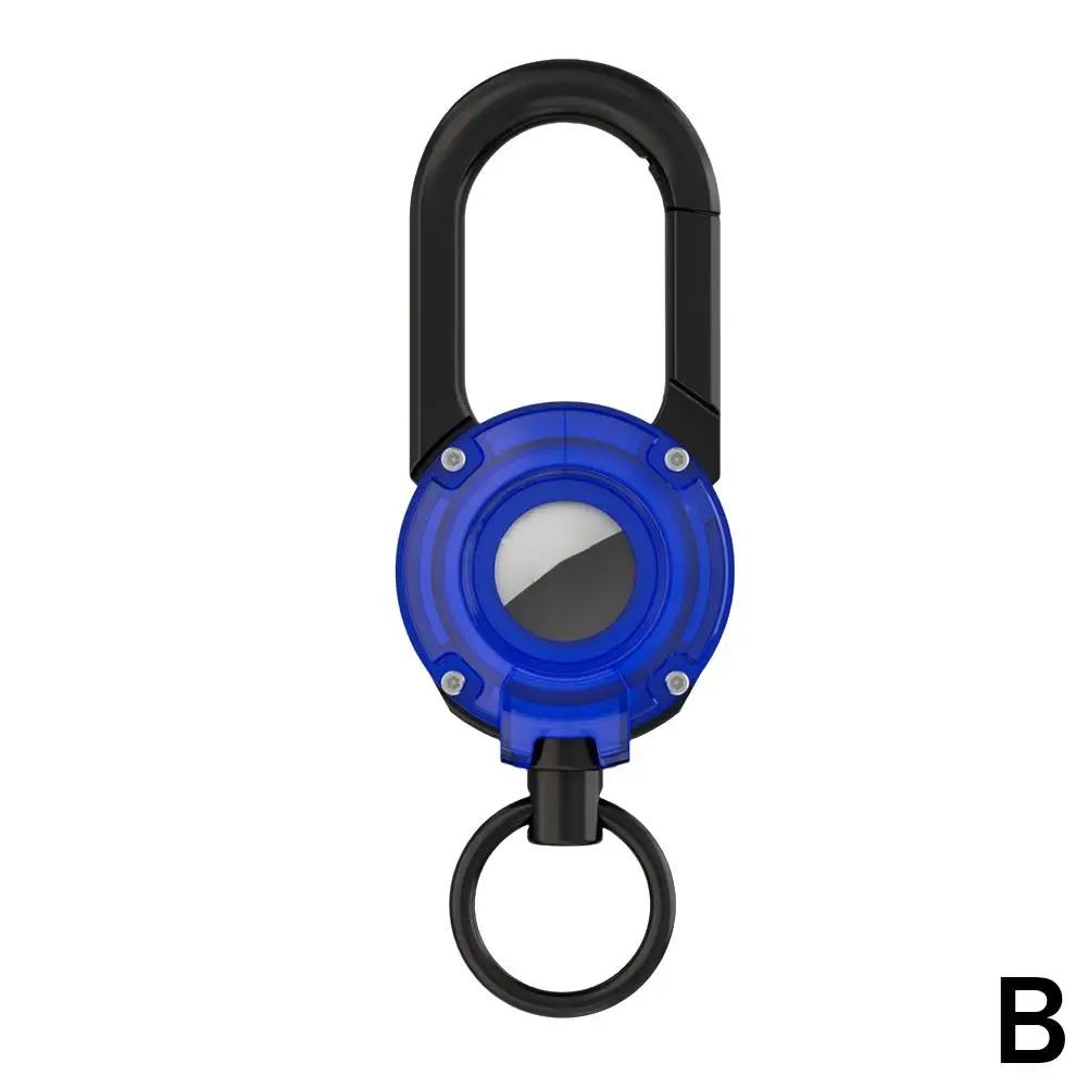 Силиконовый чехол-цепочка для Airtags, защита от ударов, защита от царапин, защитный держатель из ТПУ, воздушные бирки S9s1