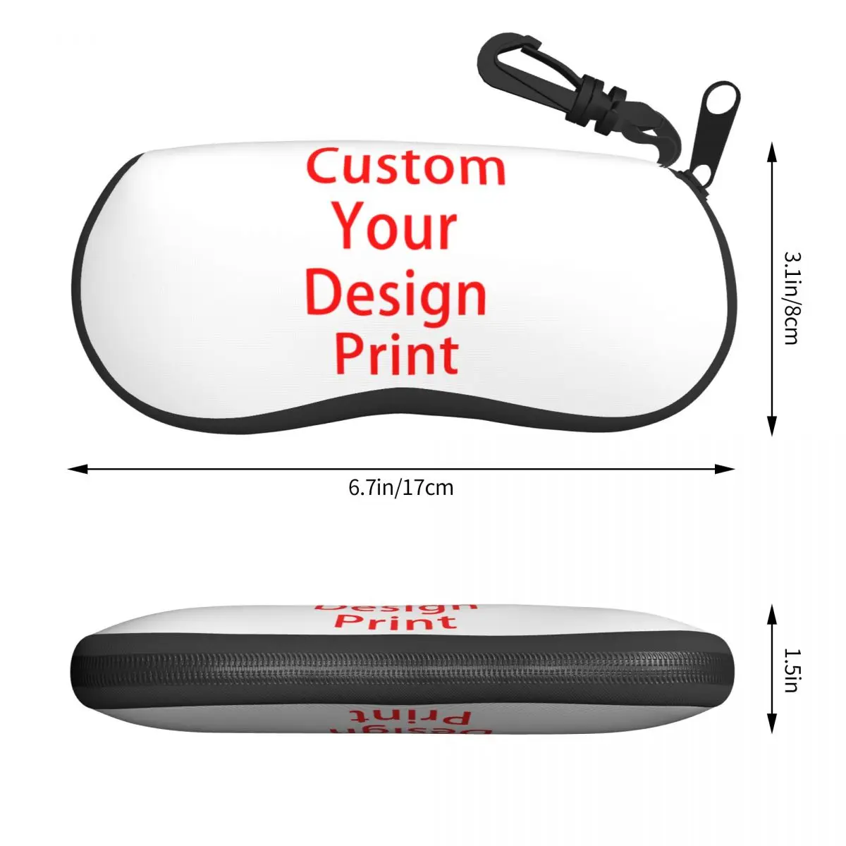 Custom Your Design Shell Eyeglasses Protector Cases Cute Sunglass Case Customized Logo Printed Glasses Pouch