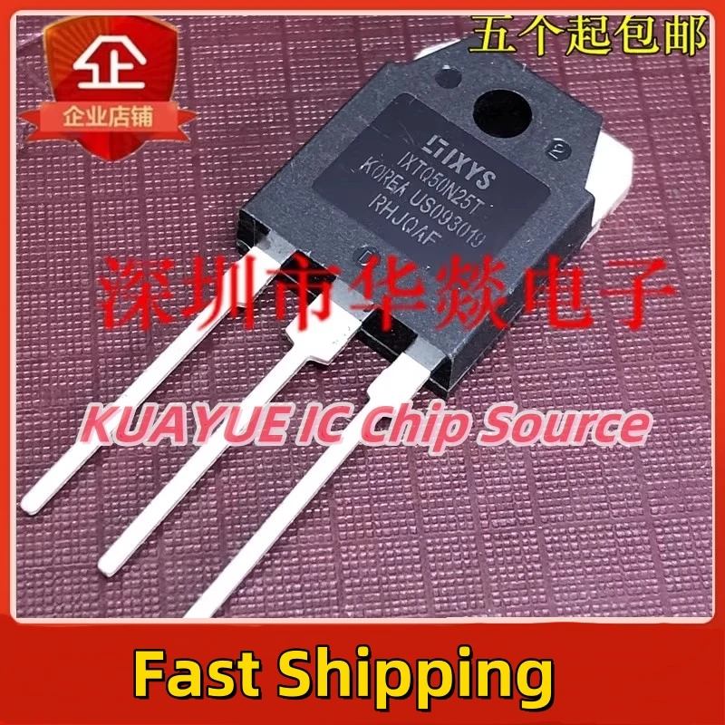 10PCS-30PCS/ IXTQ50N25T  TO-3P 250V 50A   Fast Shipping Quality Guarantee