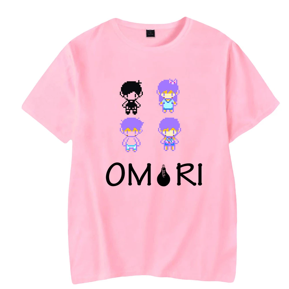 Omori Merch T-Shirt Summer Casual Fashion Printed Harajuku Cotton And Polyester Short Sleeved Top Loose Tee