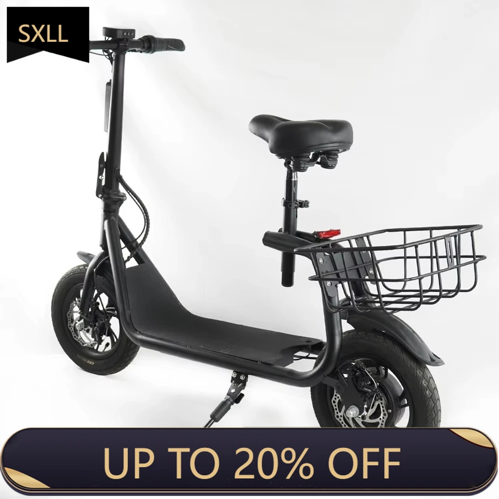 

SXLL Hot Sale Manufacturers Wholesale 350W Electric City Bike 36V 6Ah Cheap Folding Mini Electric Bike Adult Electric Freight B