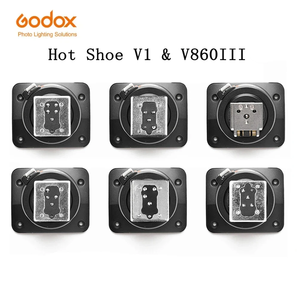 Godox V1 V860III Flash Hot Shoe Replace Accessories Compatible Speedlite V1C V1N V1S V1F V1O V1P Hot Shoe for Canon Nikon Sony