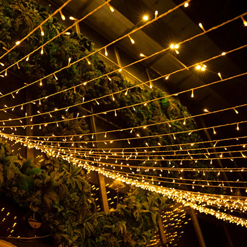 Wedding LED String Light IP44 Waterproof Outdoor Party Fairy Garland Light 8 Modes Holiday Decoration For Wedding Easter Decor