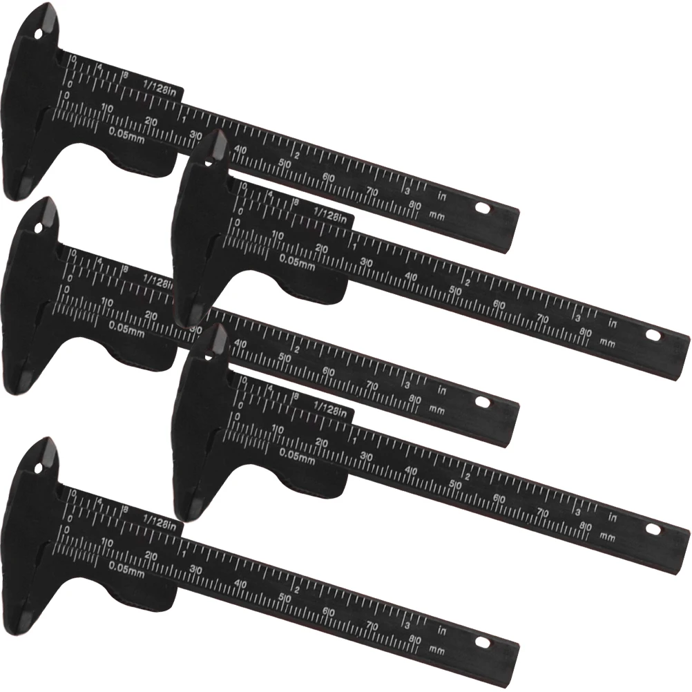 

5 Pcs Eyebrow Spacing Ruler Measuring Calipers Facial Tools Blade Positioning Balance Plastic Stencils