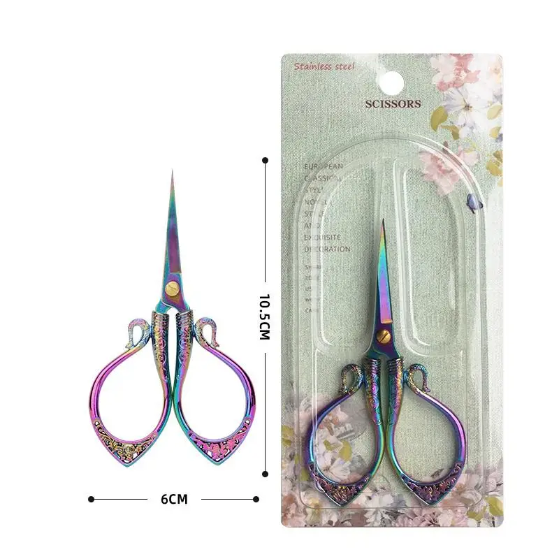 Tailor\'S Scissors Handmade Scissors Stainless Steel/Zinc Alloy Classic Retro Sewing Clipper Paper Cuttings Thread Trimming Head