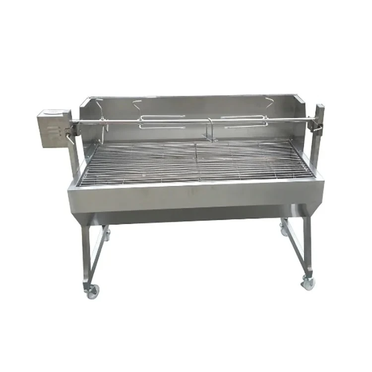 

Stainless Steel Grill Lamb Chicken Pig Rotisserie Charcoal Bbq Grill