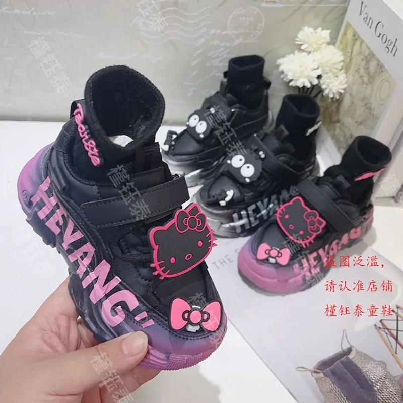 

Hello Kitty аниме Kawaii Sanrio Ins модная детская спортивная обувь милая повседневная обувь с героями мультфильмов кроссовки подарки для девочек и мальчиков