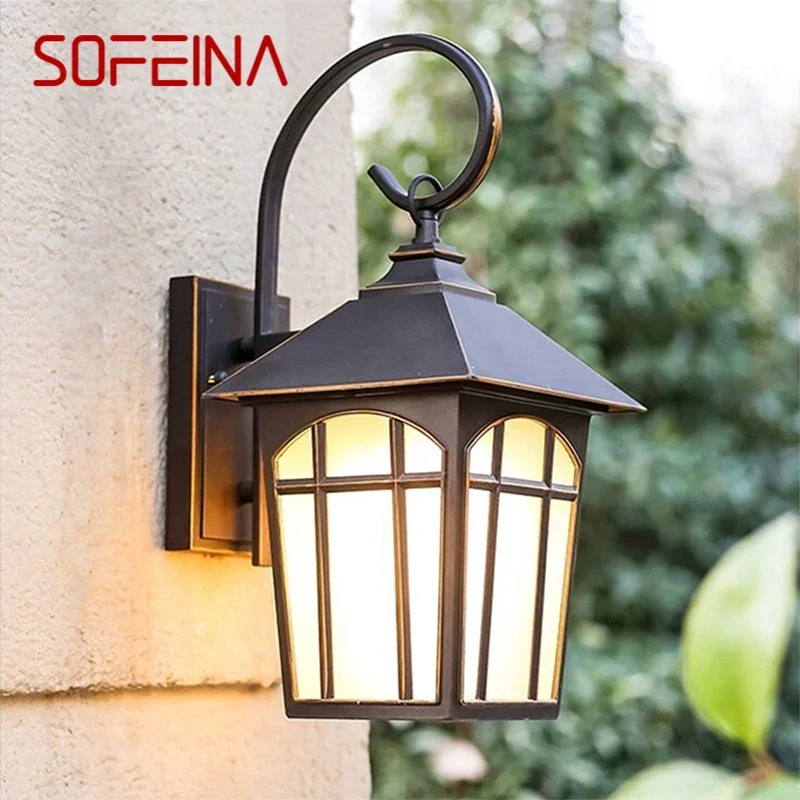 

SOFEINA Contemporary LED Outdoor Wall Lamps Electric Simplicity Waterproof Balcony Hallway Courtyard Villa Gate Hotel