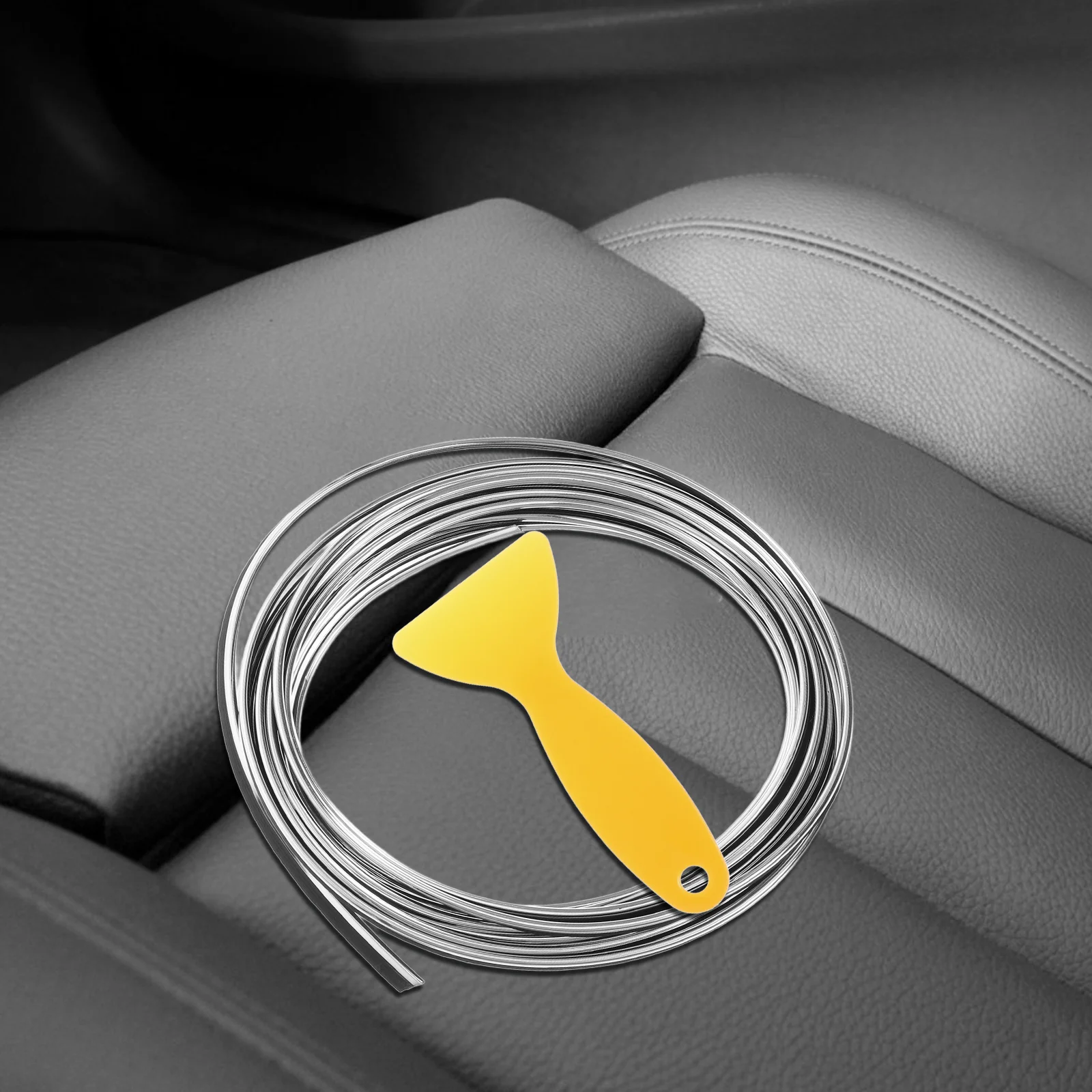 

5 Meter Interior Decorative Trim Strip For Car Diy Universal Fit Vehicle Door Dashboard Gap Molding Fade Resistant Durable Auto