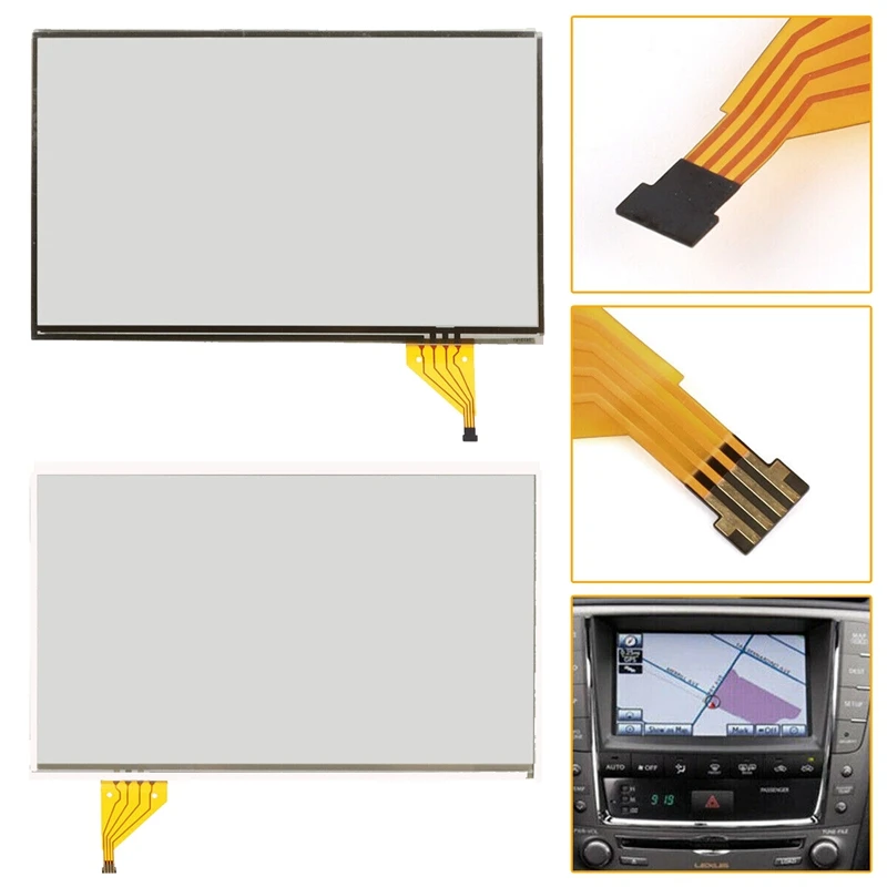 Touch Screen Glass Digitizer For 06-09 Lexus IS250 IS350 GS300 RX / Toyota Prius Nav GPS Radio LCD Screen Accessories