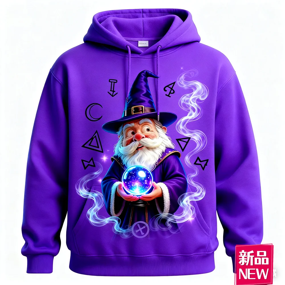 ثلاثية الأبعاد مطبوعة الإبداعية سانتا كلوز الجرافيك هوديس موضة عادية الرجال المرأة قمصان سويت شيرت بقلنسوة الخريف الشتاء عيد الميلاد الملابس