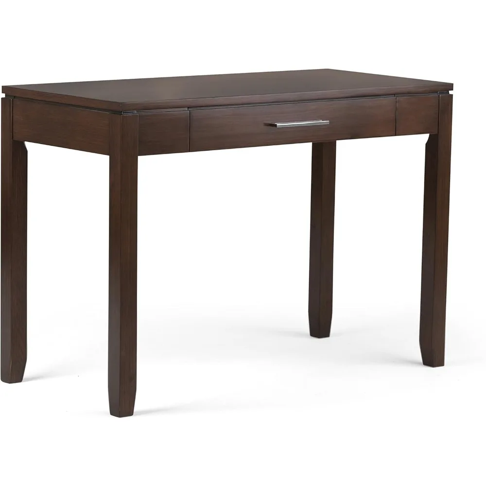 

Worldist solid wood modern 42 inch wide family office desk, writing desk, workstation, study desk