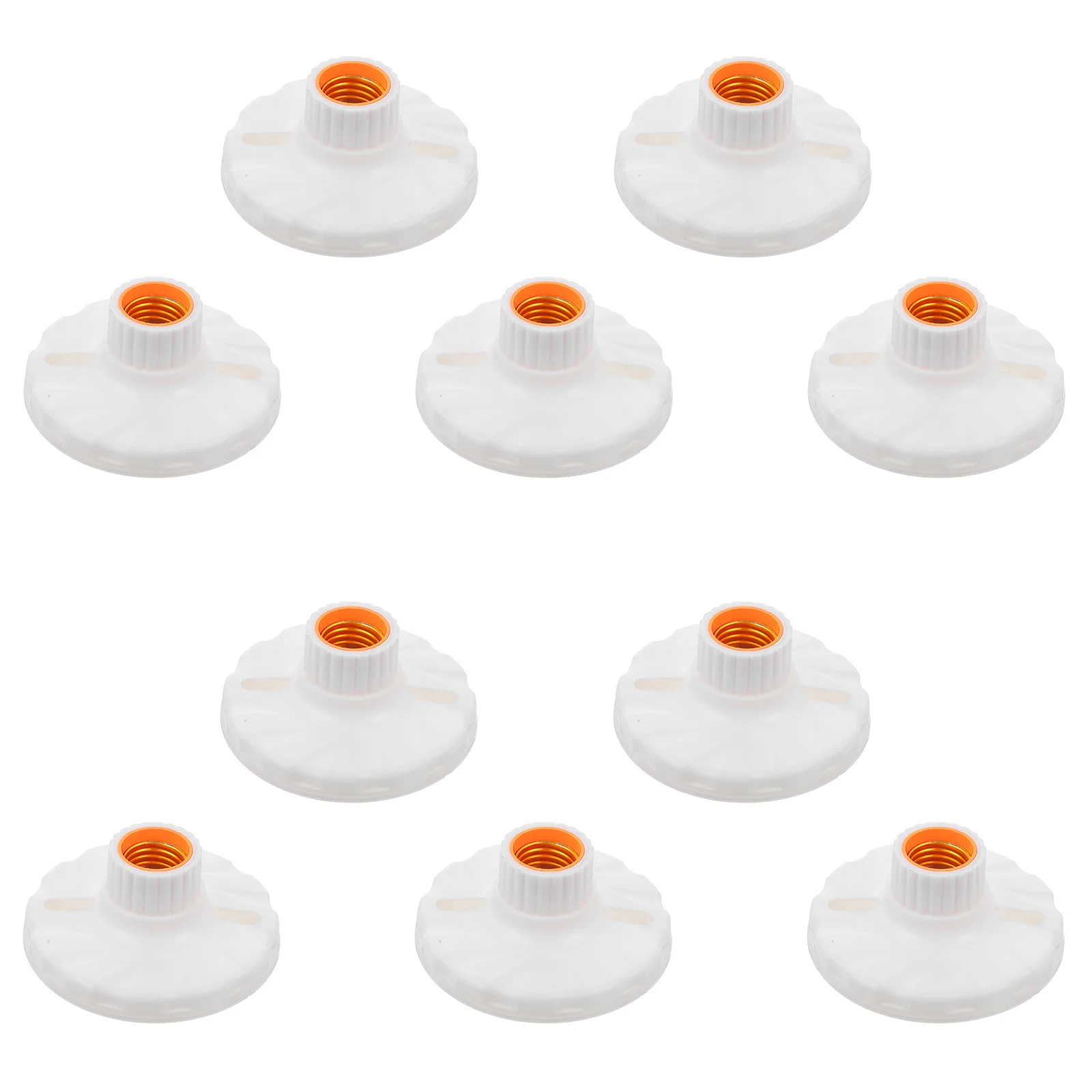 

10Pcs Flame Retardant E27 Lamp Socket Bulb Holder Large Plum Blossom Base Household Light Fixture Parts Pendant Lamp Accessories