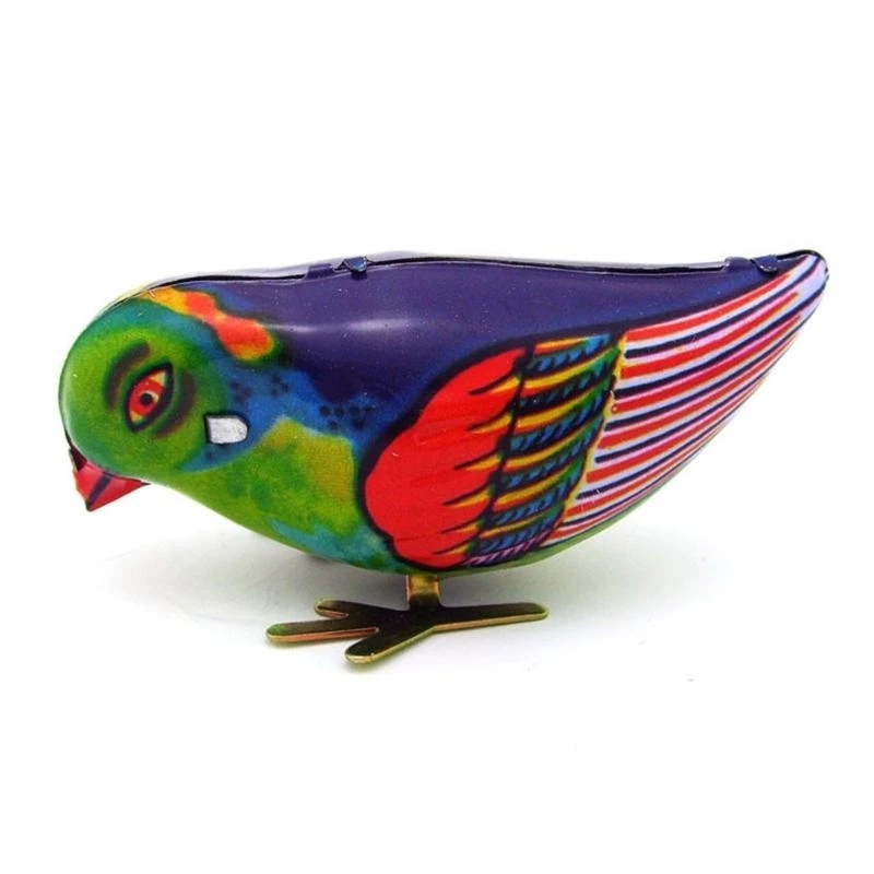 Mini uccello giocattolo a carica giocattolo carino gazza banda stagnata fine forniture per feste giocattolo a orologeria uccello