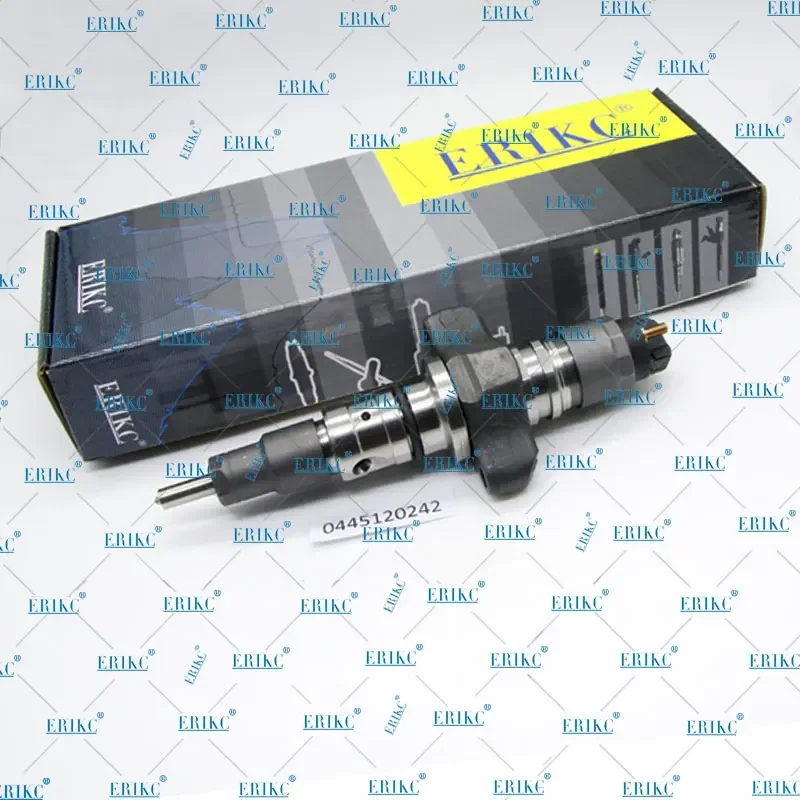 ERIKC Spray Injector 0445120242 Fuel Injector 0445 120 242 Diesel Common Rail Injector for Dong Feng 4CYL.H EHQ200