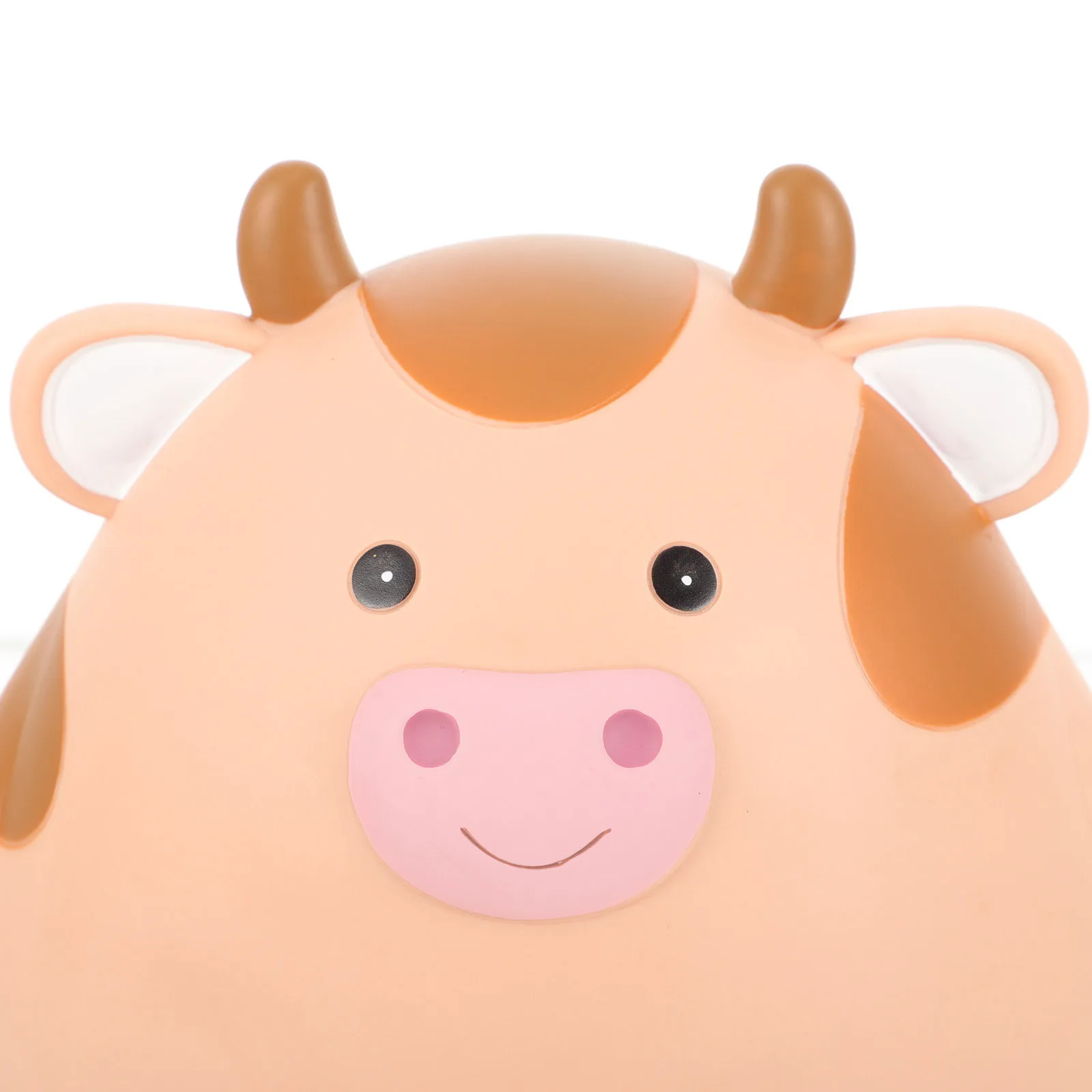 

Adorable Cow Shape Piggy Bank Creative Cartoon Design Desktop Coin Container for Kids Toddlers Money Saving Box Compact Resin