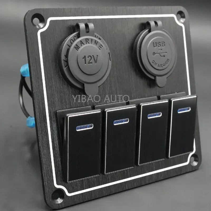 

Металлическая панель с переключателем на 4-8 клавиш, с USB-портом