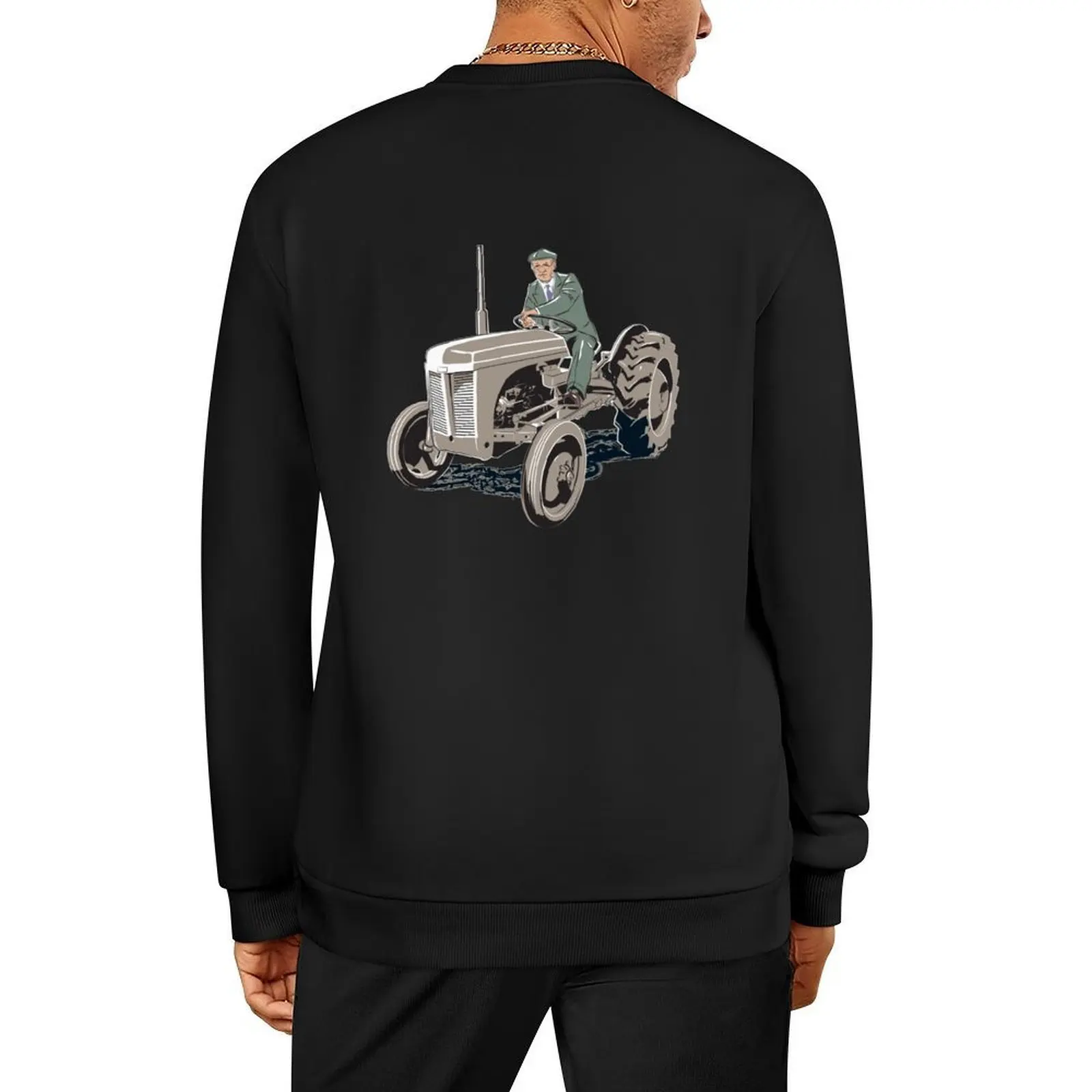 

Ferguson on his Fergie; TE20 / TO20. Harry Ferguson's finest machine Pullover autumn new products tracksuit graphic sweatshirts