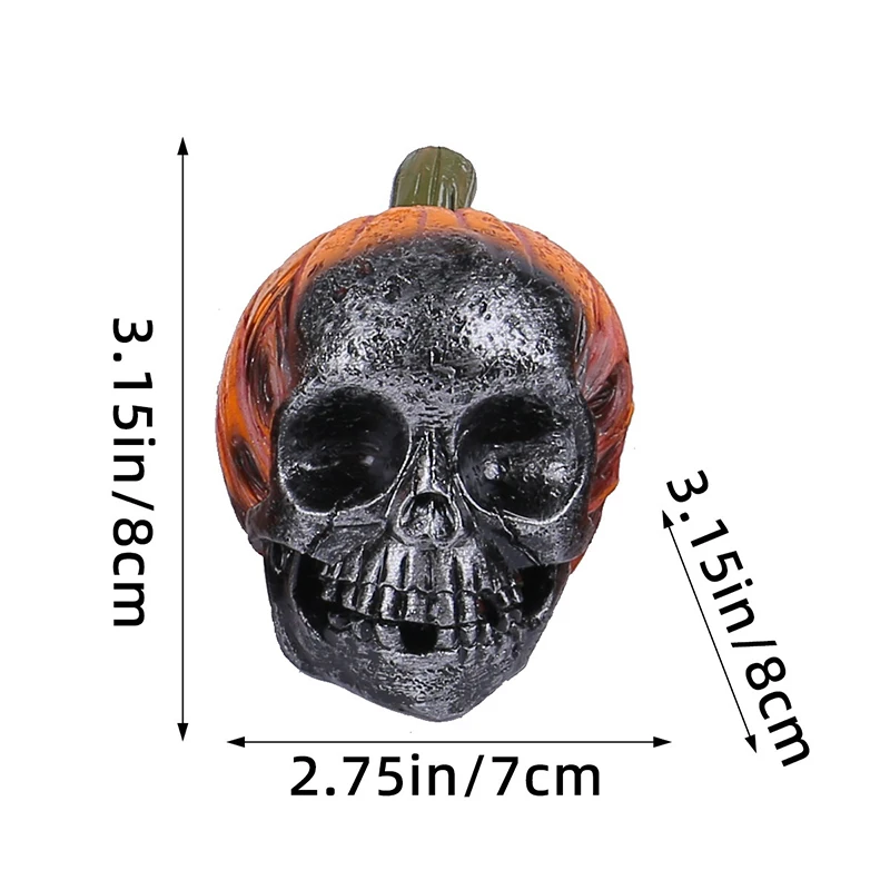 Halloween resina ornamentos para Home Decor, decorações do Dia das Bruxas, assustador, bonito, novo, 1pc