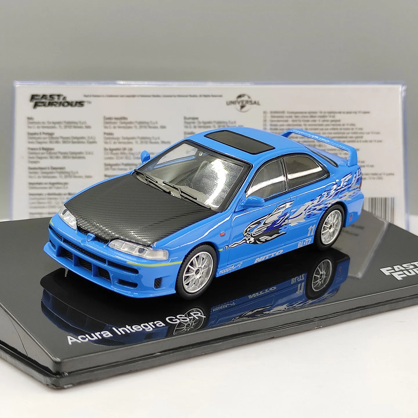 Diecast IXO 1:43 Scale Acura Integra GS-R Alloy Car Model