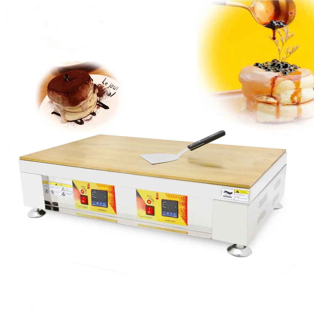 Commercial Use Digital Display Double Plates Japanese Souffler Maker 110v 220v Souffle Machine Fluffy Mini Souffle Pancakes