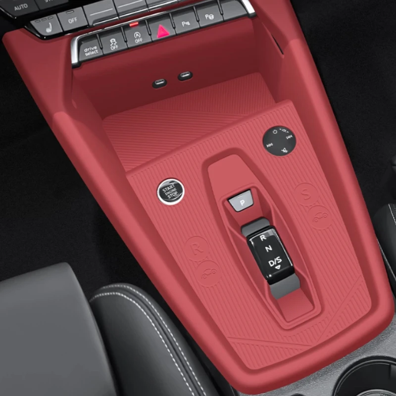 

For Audi A3 2025-2026 Center Console Pad Silicone Pad Panel Protective Cover Water Cup Pad Interior Modification Supplies Tools