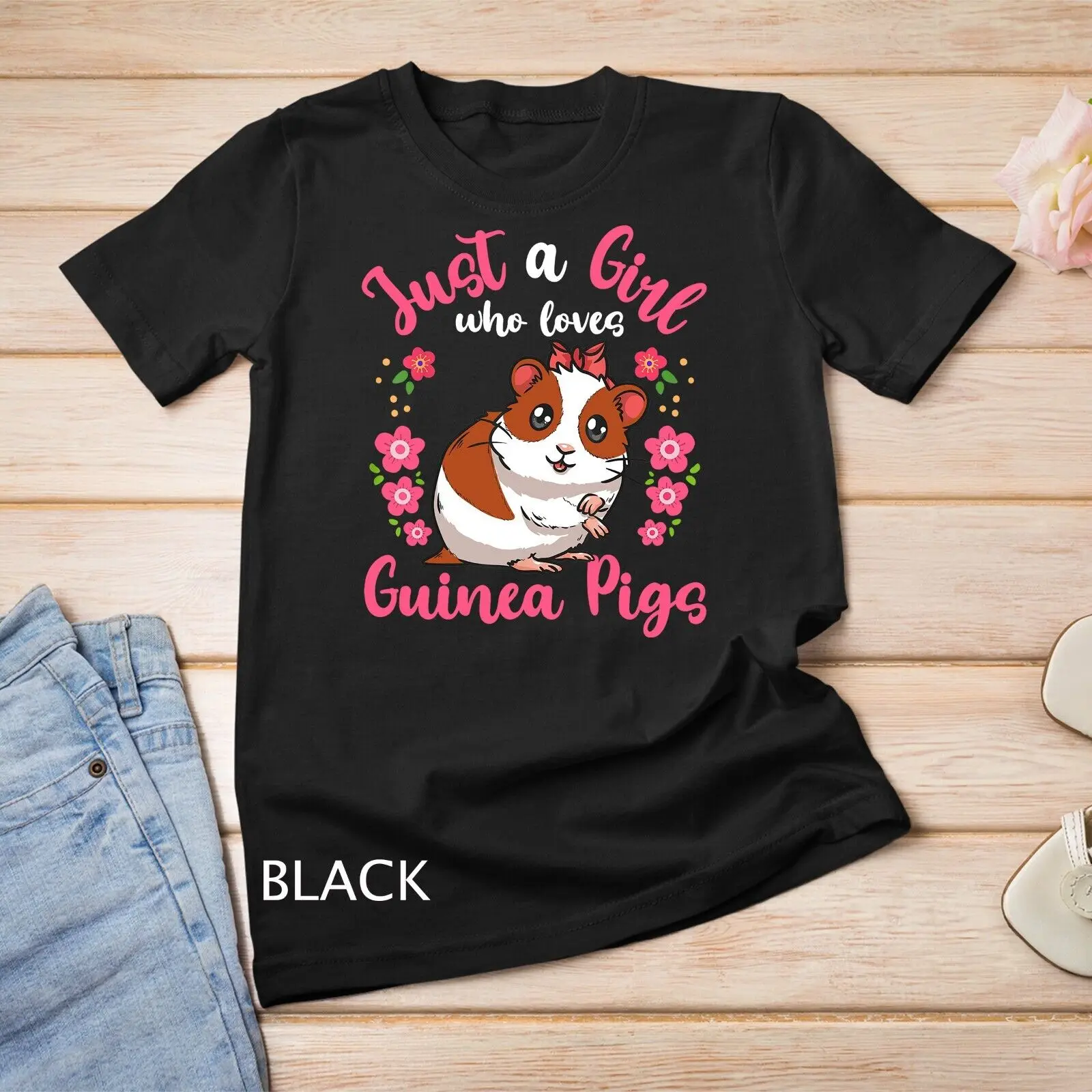 

Guinea Pig Just a Girl Who Loves Guinea Pigs T-Shirt Unisex T-shirt