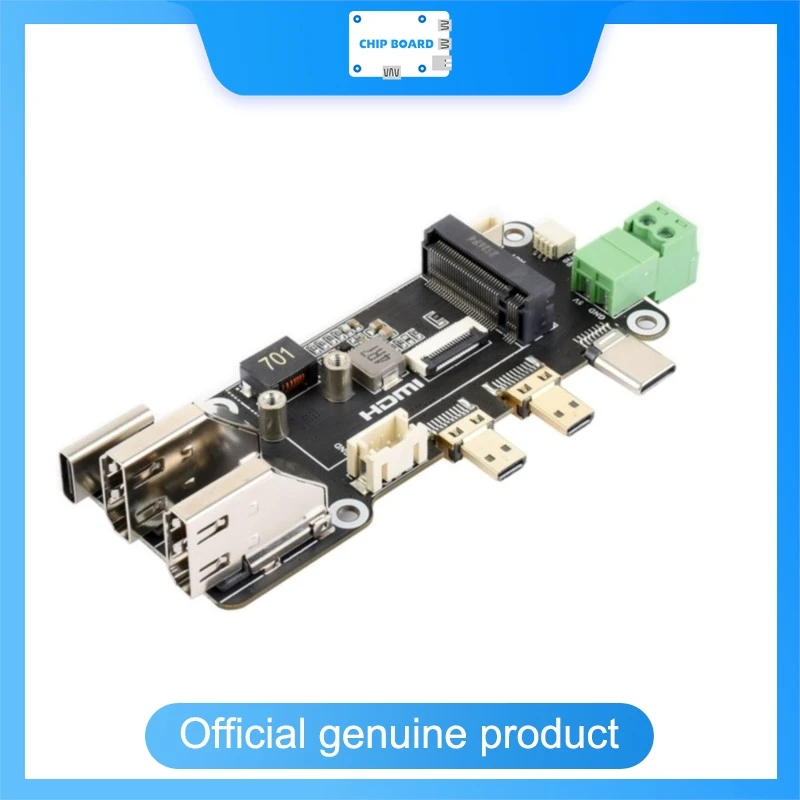 

Waveshare PCIe-to-M.2 Adapter for Raspberry Pi 5, Dual Power Options, Supports Two 4K Displays