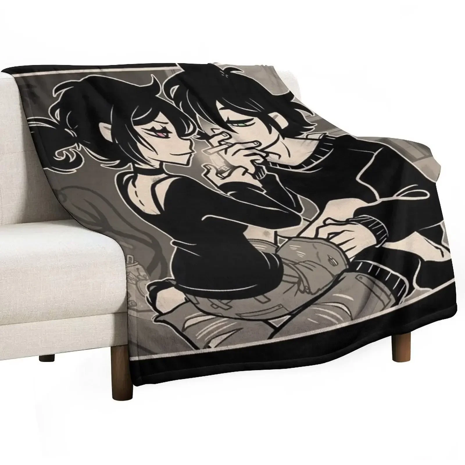 The Coffin of Andy and Leyley Throw Blanket Sofa Sofa Quilt For Decorative Sofa Blankets