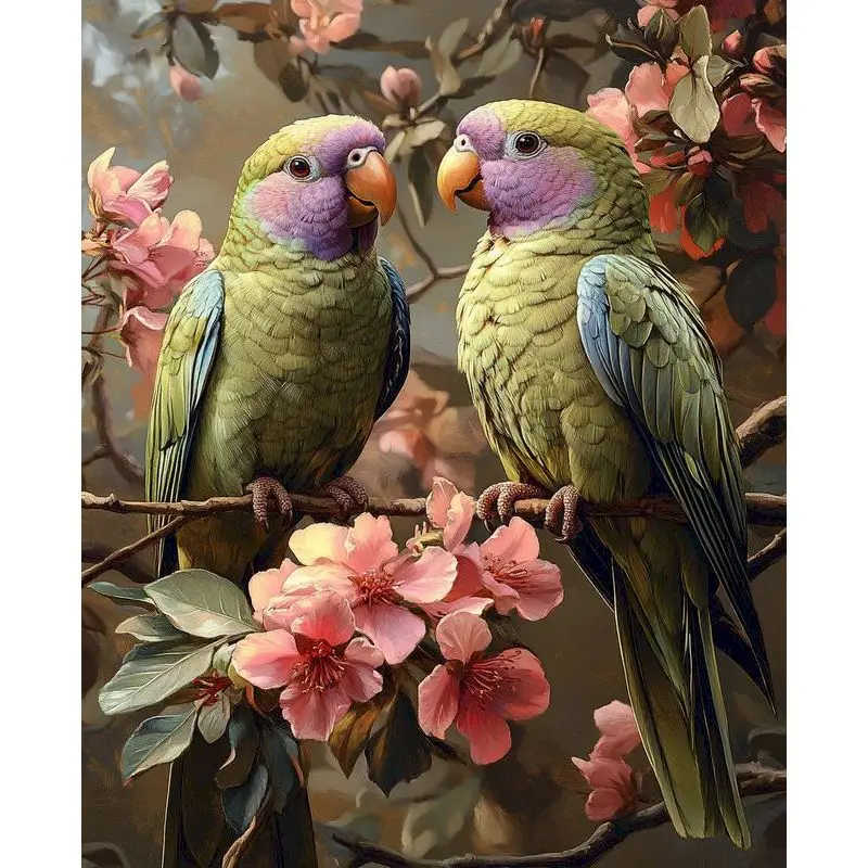 

SDOYUNO 5D Diamond Art Painting Kits Parrot Diamond Mosaic Embroidery Animals Picture Of Rhinestones Bedroom Decoration