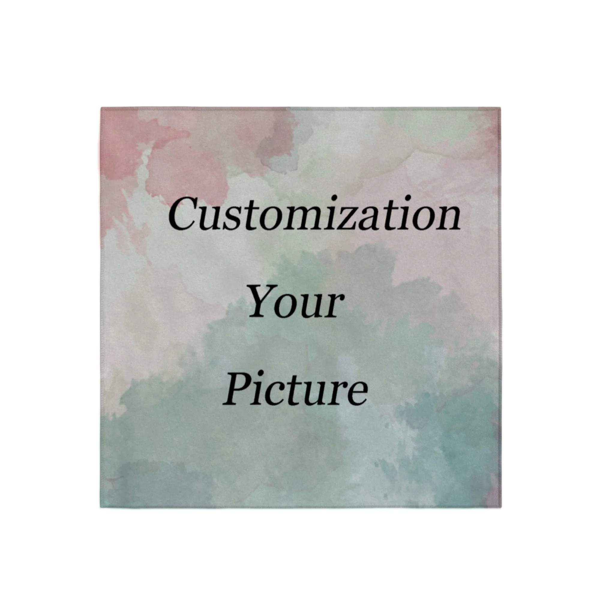 Custom Printed Silk Scarf Personalized Photo Logo Scarf for Women Fashion Head Neck Hair Wrap Gift