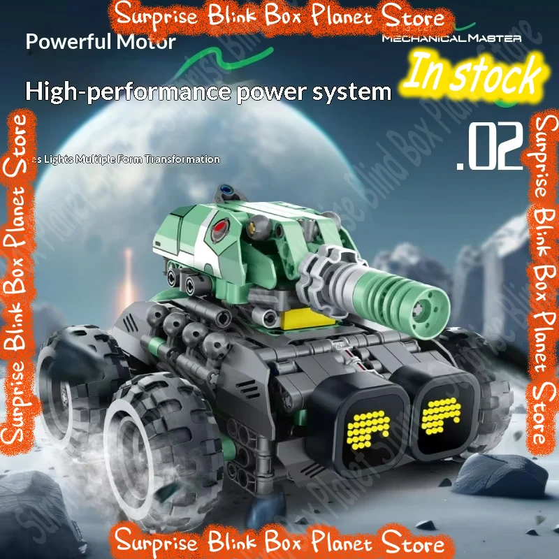 

RC Robot 5 in 1 Intelligent Programming Digital Display Assembly Model Building Blocks Educational Toy Birthday Gift For Boys