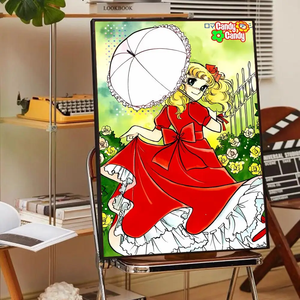 Candy Candy Anime Classic Movie Posters Vintage Room Bar Cafe Decor Nordic Home Decor