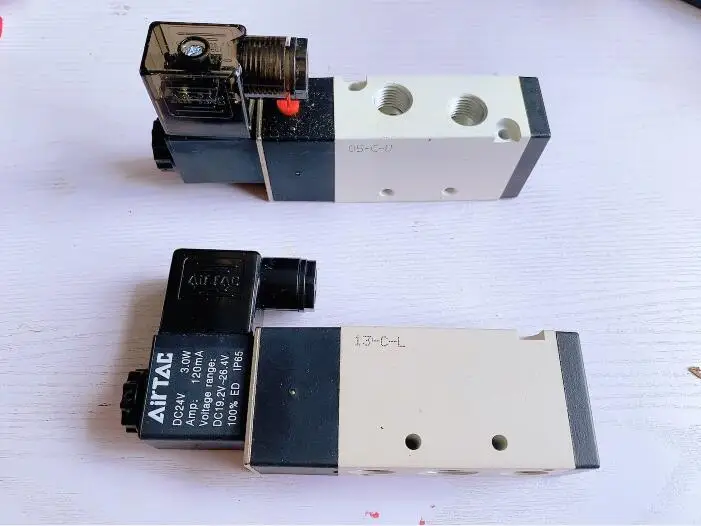 صمامات الملف اللولبي للهواء 4V310-08 2 موضع 5 منفذ 1/4 بوصة صمام تحكم هوائي