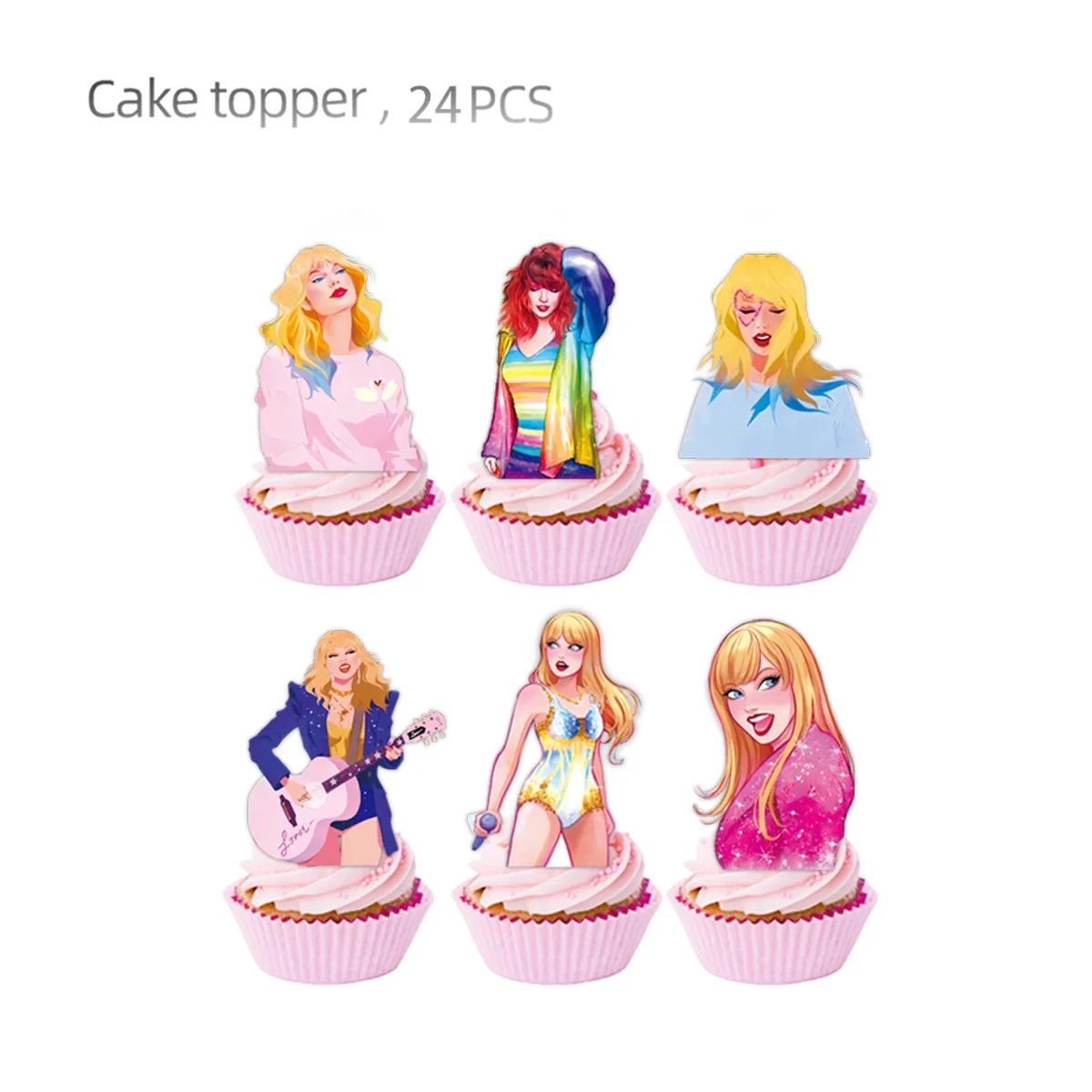 Star Singer Taylored Happy Birthday Party Dekoration Geschirr Mädchen Kuchendeckel Tischdecke Luftballons Babyparty Partyzubehör – Detail 10
