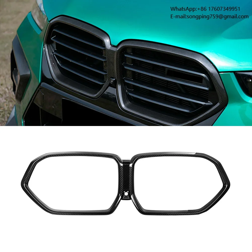 Dry Carbon Fiber Front Bumper X5M F95 Lci Oem Style Prepreg Carbon Fiber Front Grill Frame Factory Direct