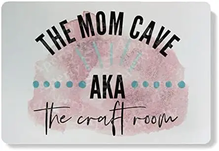 Винтажный металлический жестяной знак, милая комната для творчества, знак мамы, пещера, жестяной Декор на стену, подарок для мамы, офисный знак, акварель, картина, дружба