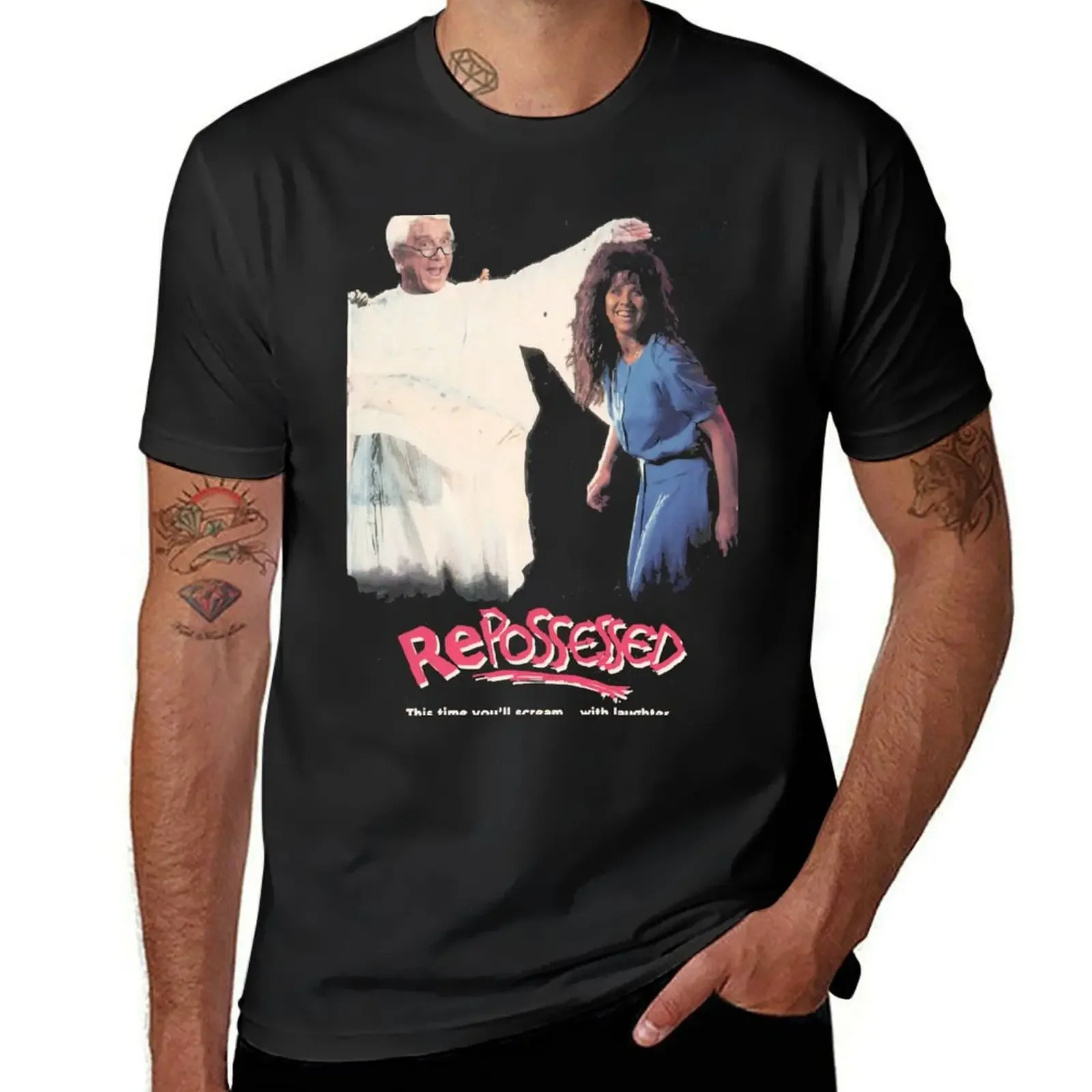 Repossessed T-shirt shirts graphic tees oversizeds quick-drying funnys Men's clothing