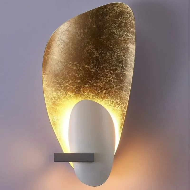 for Simple Modern LED Wall Lamp Post-Modern Modeling Shade for Living Room Background Corridor Bedroom Villa Cross-Border
